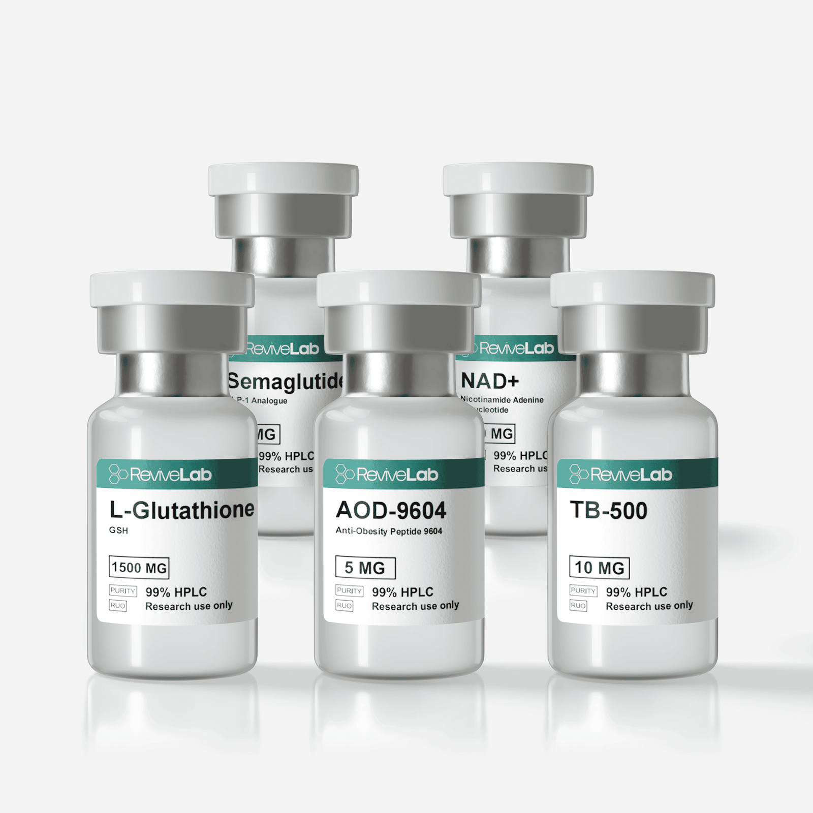 Semaglutide NAD Glutathione AOD-9604 TB-500 Semaglutide peptide stack Canada NAD Glutathione longevity & metabolic research combo AOD-9604 TB-500 metabolic repair peptides stack GLP-1 peptide research stack Canada